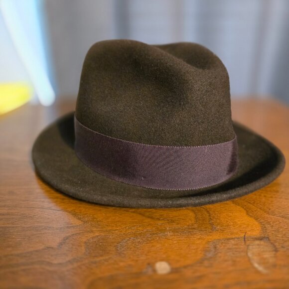 NWT Bailey\'s Tino Lite Felt Medium Brown Feathered Fedora Hat NWT main image 6